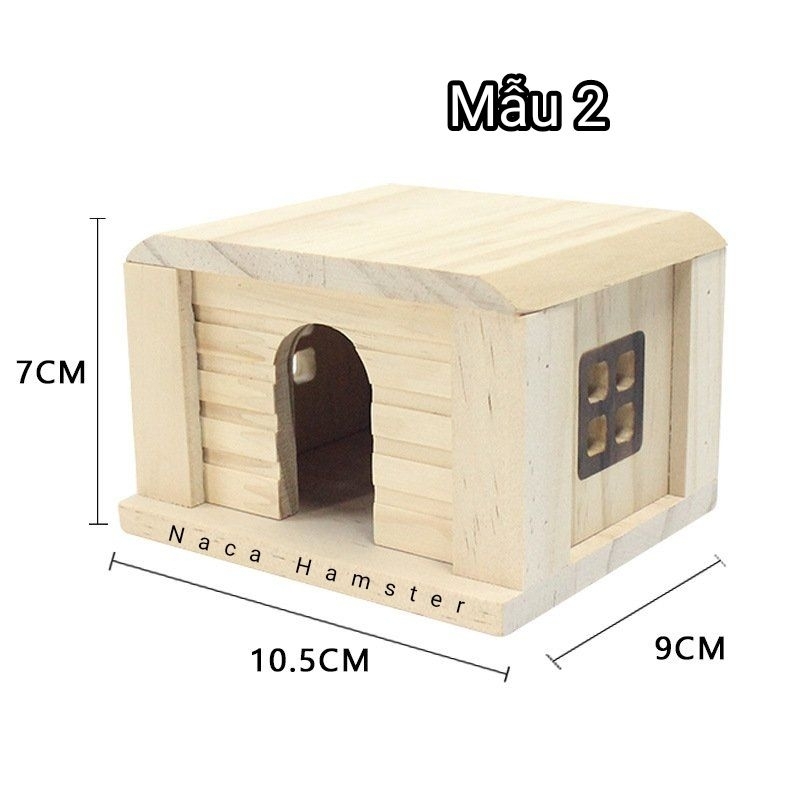 Nhà ngủ gỗ dành cho Hamster