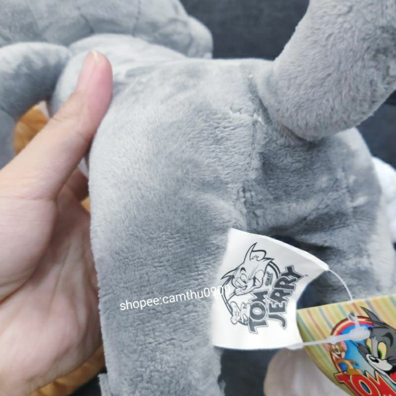 Gấu bông mèo tom & jerry đáng yêu,gấu bông hoạt hình tom and jerry chính hãng độc đáo