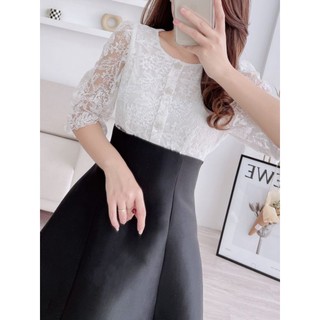 váy tasta phối ren