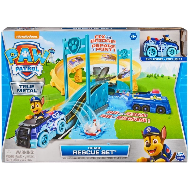 Đồ Chơi PAW Patrol True Metal Chase Rescue Set