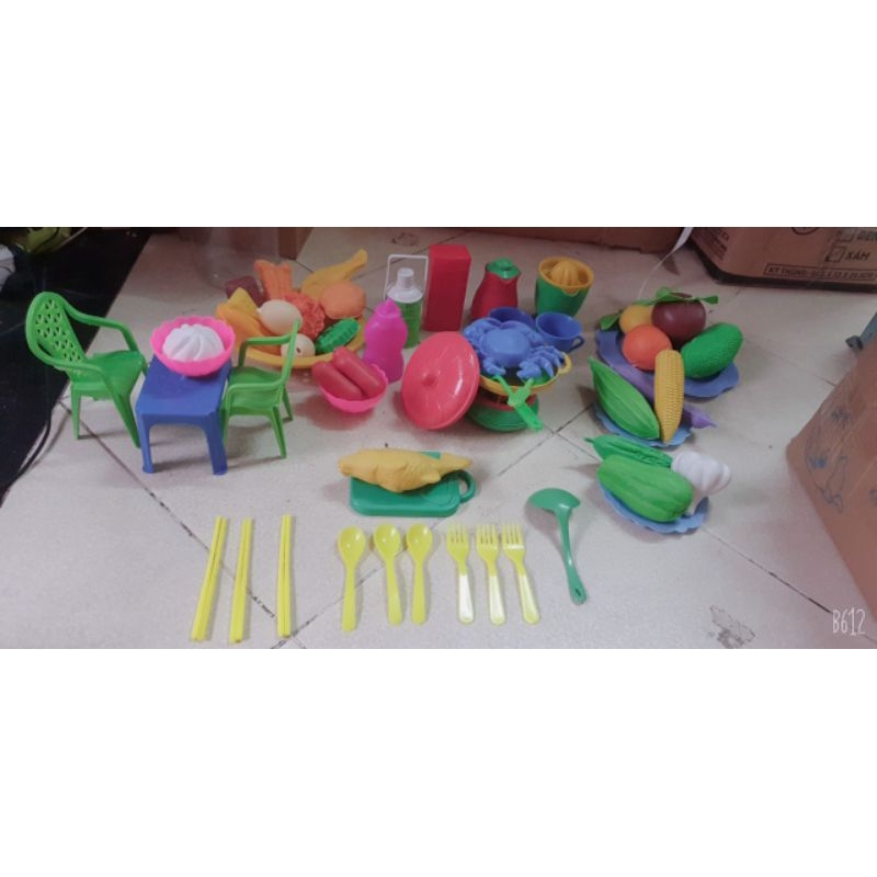 ĐỒ CHƠI CÂN KÍ NẤU BẾP/ RAU CỦ QUẢ/ BÁNH TRÁI CHO BÉ
