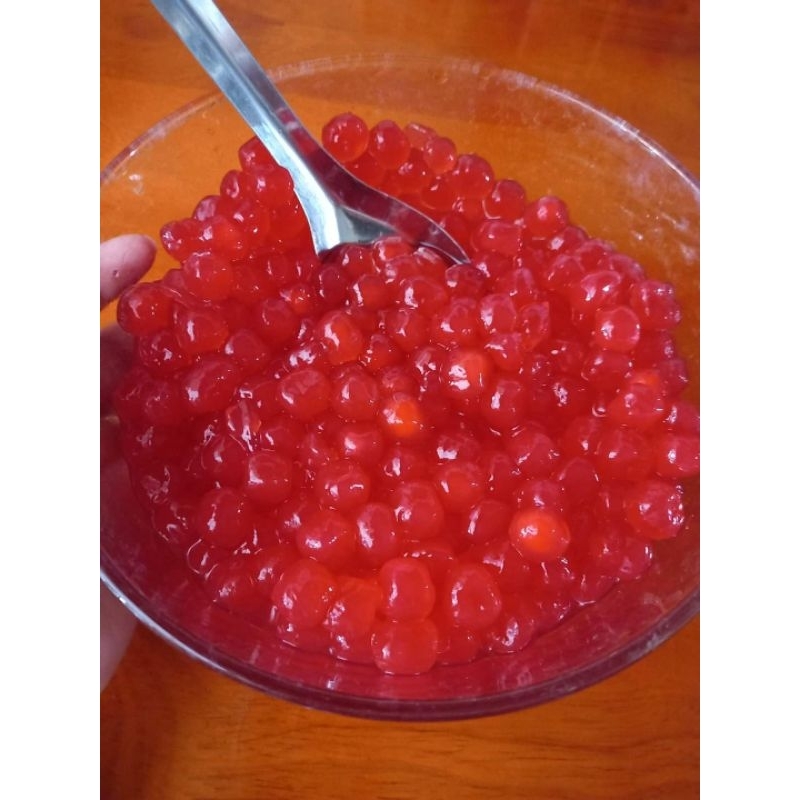 Trân châu đỏ cherry 🍒