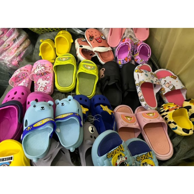 Dép bánh mì cho bé trai và bé gái, hàng siêu đẹp. gấu dể thương