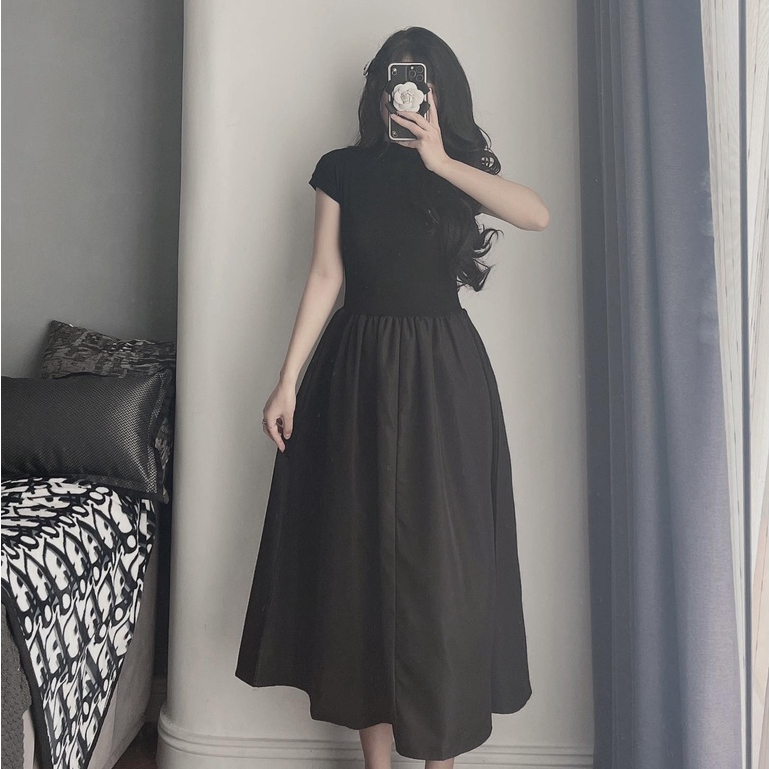 Váy thun A dài xoè dưới Ju Dress