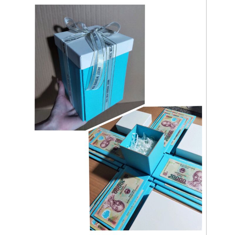 Hộp quà tặng hình trụ chữ nhật