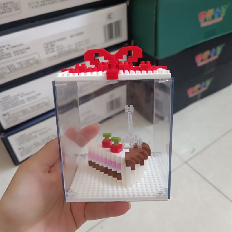 Lắp ráp mô hình Hộp Quà- Gấu mini