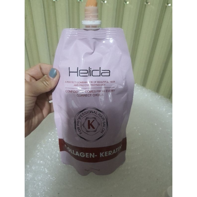 Hấp ủ tóc Colagen Keratin Helida gói 500g