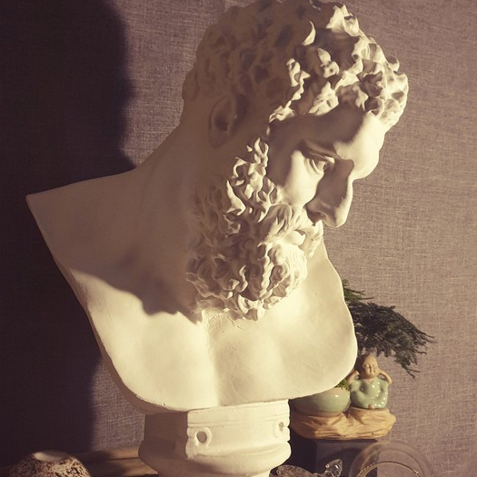 Tượng thạch cao Hecquyn 60cm, Decor nội thất, Trang trí nhà cửa