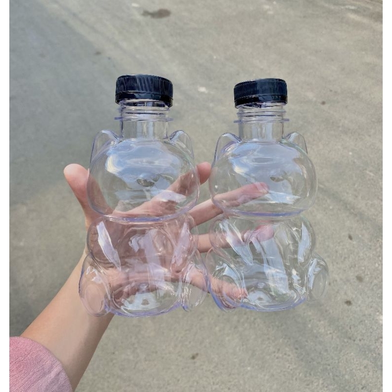 Chai Mèo 500ml Nhựa nguyên sinh tặng kèm khi mua trà sữa - chè dưỡng nhan