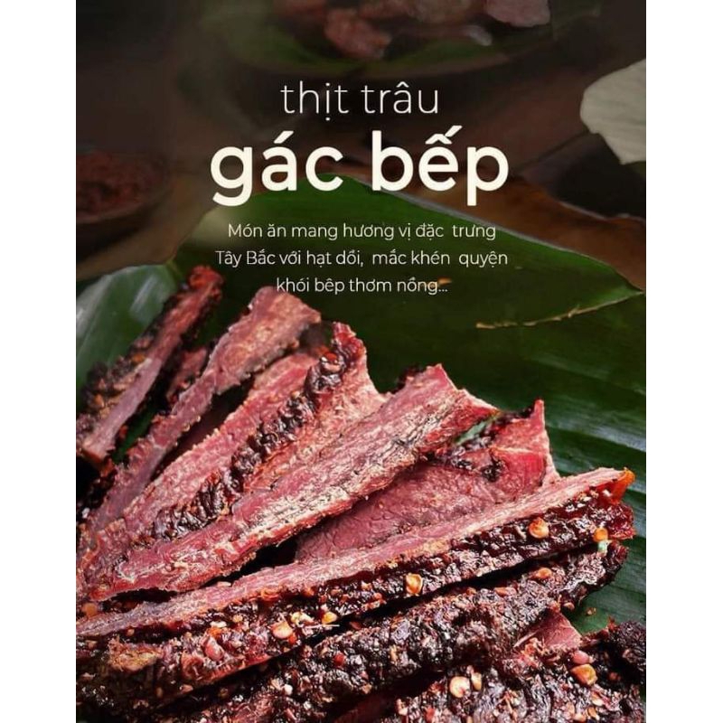256k/500g trâu sấy khô gác bếp kèm gia vị cao cấp