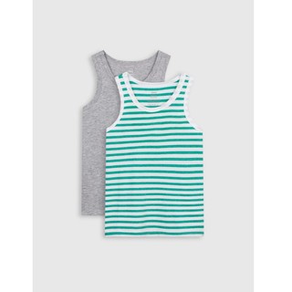 Set 2 áo ba lỗ cotton bé trai Canifa
