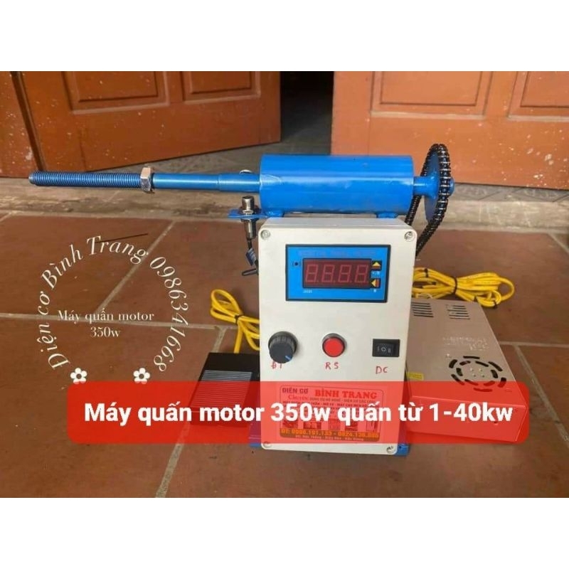Máy quấn motor tự động 350w quấn từ 1-50kw.
