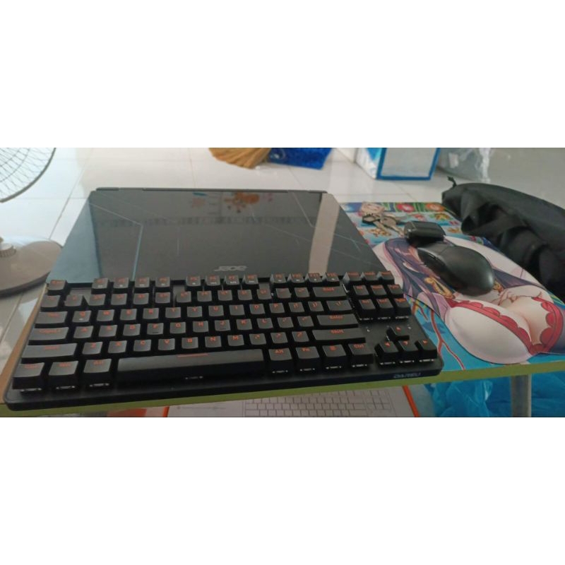 Bàn phím cơ DareU EK807G không dây USB Brownswitch dành cho game thủ ( mất hộp )