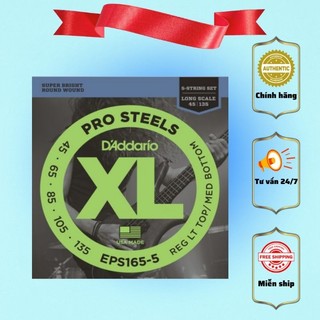 Dây đàn guitar bass d'addario - eps165-5