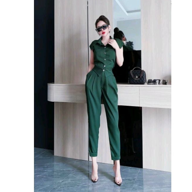 Bộ jumpsuit đẹp, set bộ dài cực sang chảnh chó nàng
