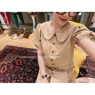 Váy Kaki Cổ Sen