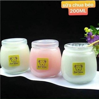 Hủ thủy tinh 12 hủ làm sữa chua pudding 100ml và 200ml