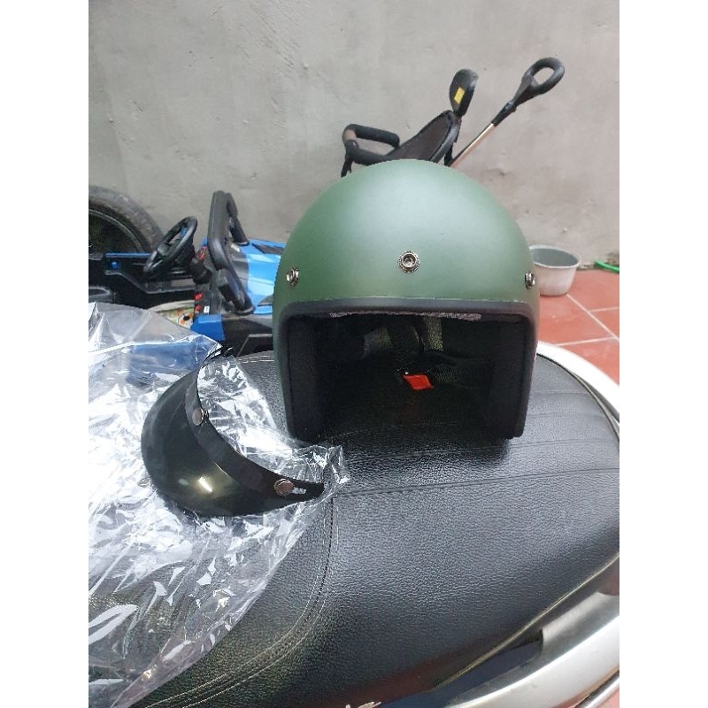Mũ 3/4 phượt đẹp -mũ 3/4 đầu