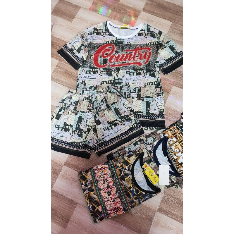 Bộ đùi form rộng thun lạnh 3d loại 1