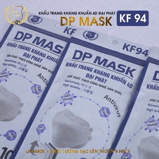 👉🌻Khẩu trang kf 94 DP 1bịch /10chiếc màu trắng