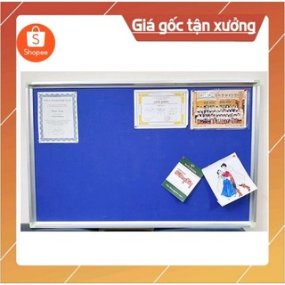  Bảng ghim nỉ xanh dương cao cấp 