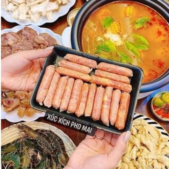 Xúc xích phomai Đức túi 250gr❤️Tmart - Thực phẩm sạch