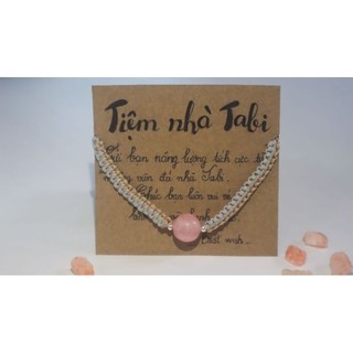 Rose Quartz Vòng Tay May Mắn