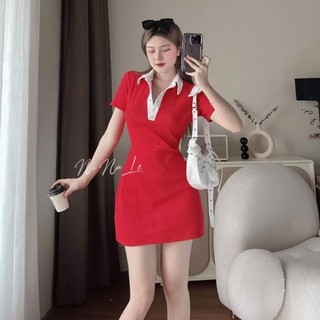 đầm polo trụ năng động