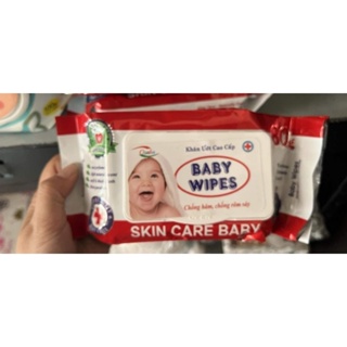 Hỏa Tốc COMBO 10 Gói Khăn ướt BABY WIPES 80g