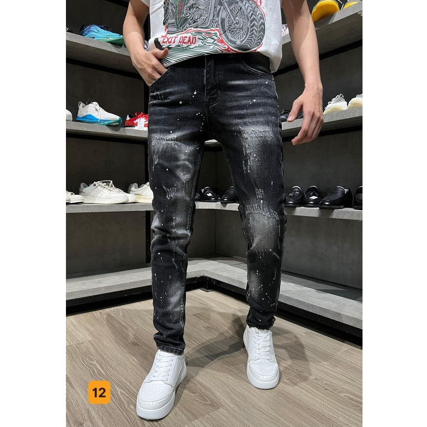 Quần jean nam vảy sơn hàng super cao cấp mẫu mới nhất hiện nay hàng chuẩn shop NNH8888 vip2