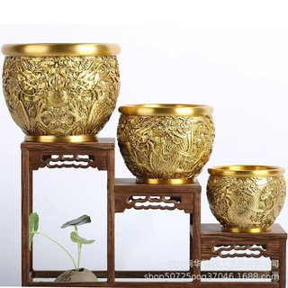 Bát Tụ Bảo Phong thủy Hút tài lộc Bằng Đồng thau