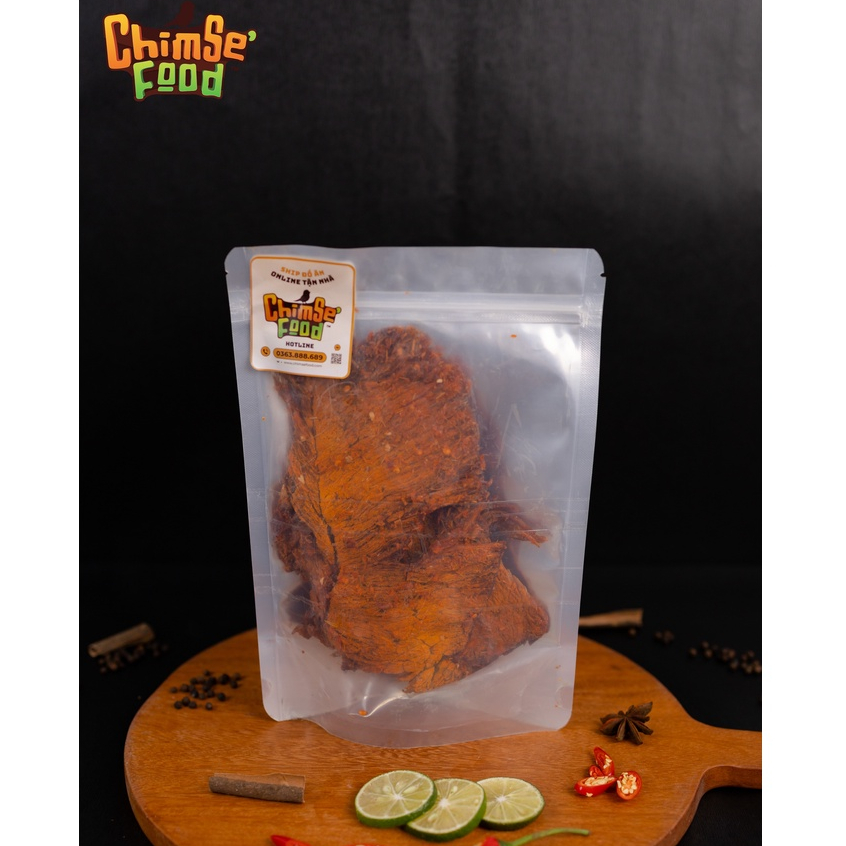 Khô Bò Thu Ba - Bò Khô Miếng Thu Ba Đặc Sản Quảng Ngãi Gói 200Gr -  Chim Sẻ Food