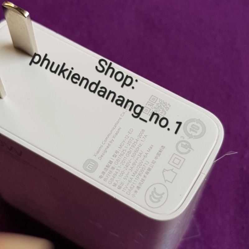 SẠC NHANH 120W XIAOMI 11T PRO, 12T PRO, 12T, 12PRO, 12S PRO, 13PRO, MIX4... NEW SEAL.
