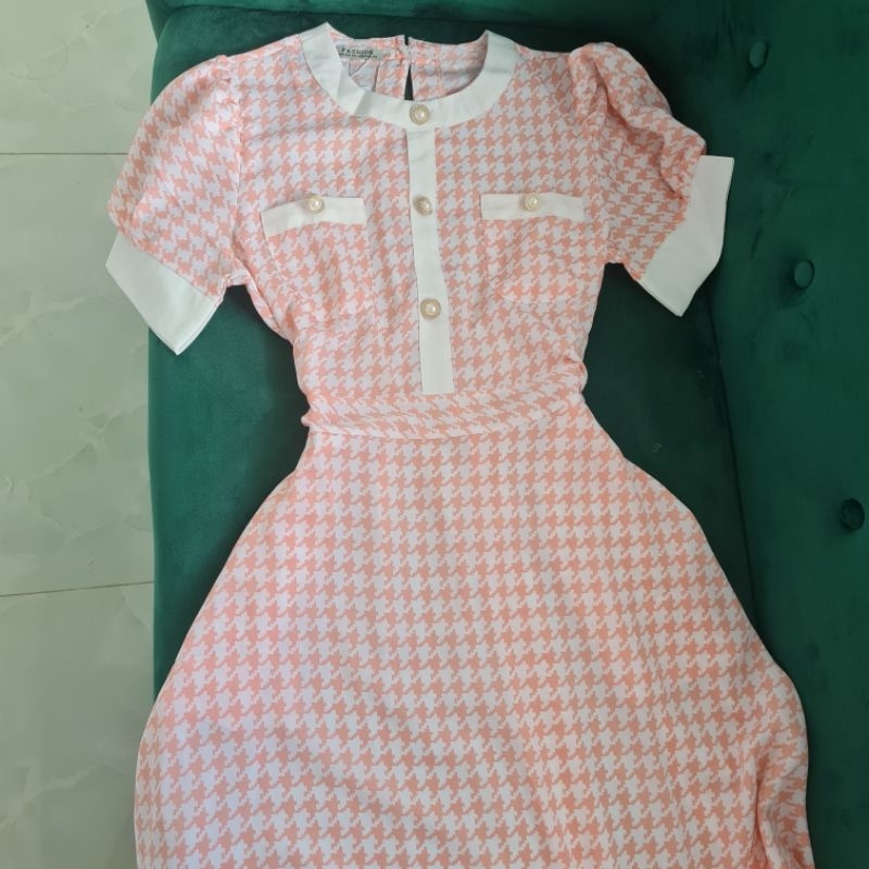 Đầm maxi cổ tròn lụa mango