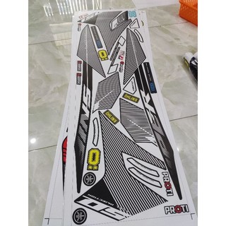 Tem Rời Exciter 150 Sniper Đen