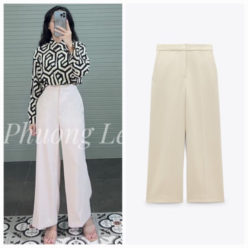 Quần vải ống rộng Zara Auth