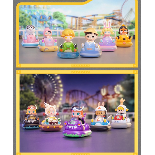 MÔ HÌNH BUBBLE MART POPCAR PARADISE BUMPER CAR SERIES 2678