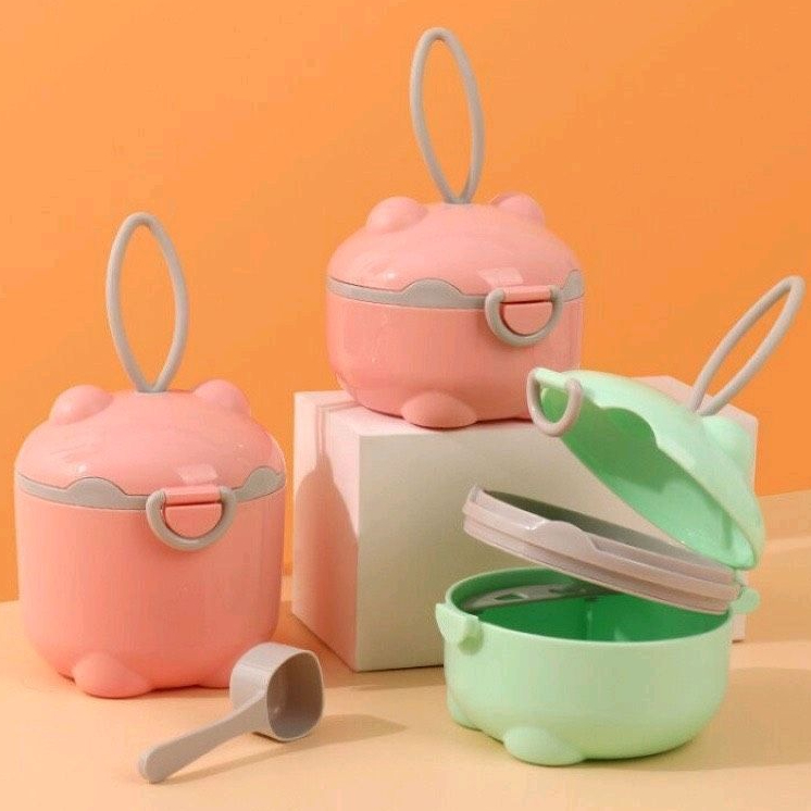 Hộp Chia Sữa Hộp Đựng Sữa Bột  Đồ Ăn Khô Cho Bé Du Lịch Dã Ngoại PK