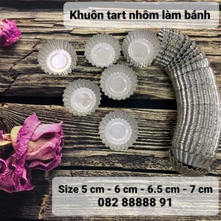Khuôn nhôm / chén nhôm làm bánh tart , rau câu , bánh bao ....