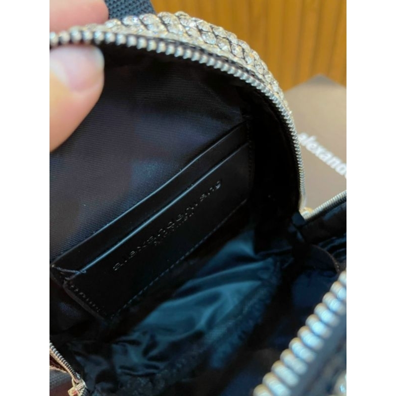 balo mini đá #wang mini sáng lấp lánh bling bling 16cm kèm hộp