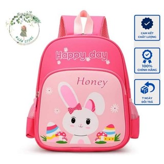 Balo mẫu giáo mầm non cho bé gái siêu nhẹ, siêu bền, chống gù, chống thấm nước - Ngan Store