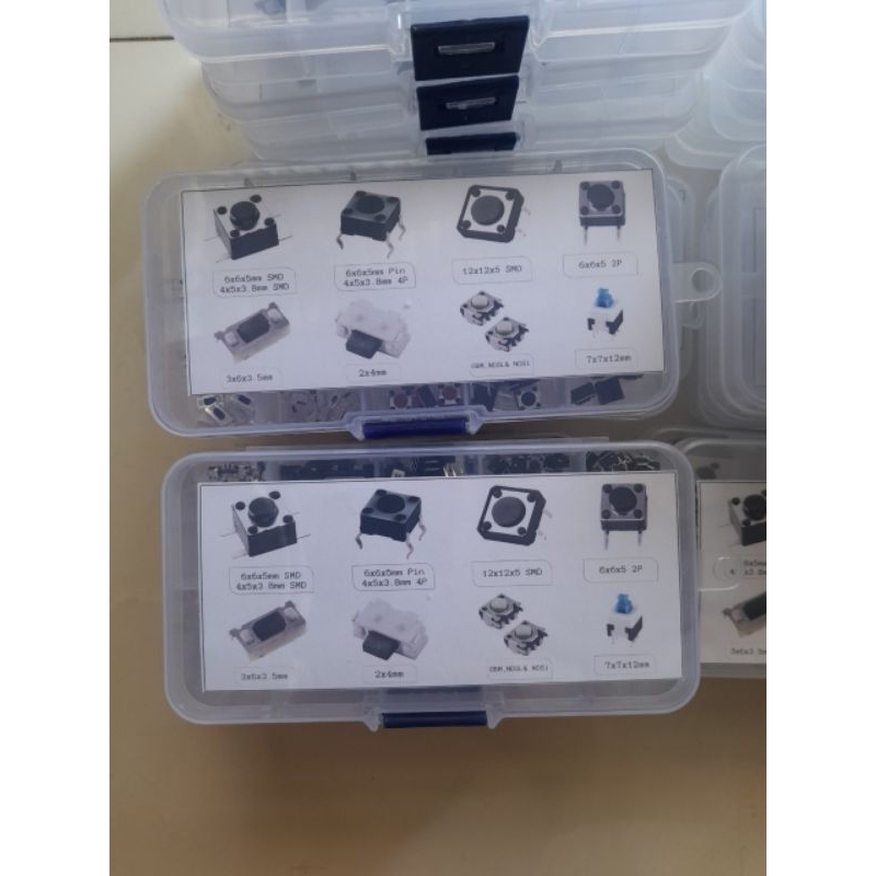Combo 10 Loại Nút Nhấn Trên Hộp