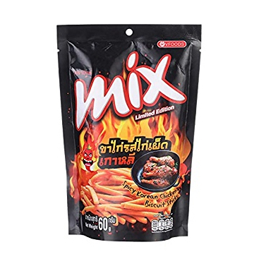 Snack tăm mix Vfoods các vị gói 60gr