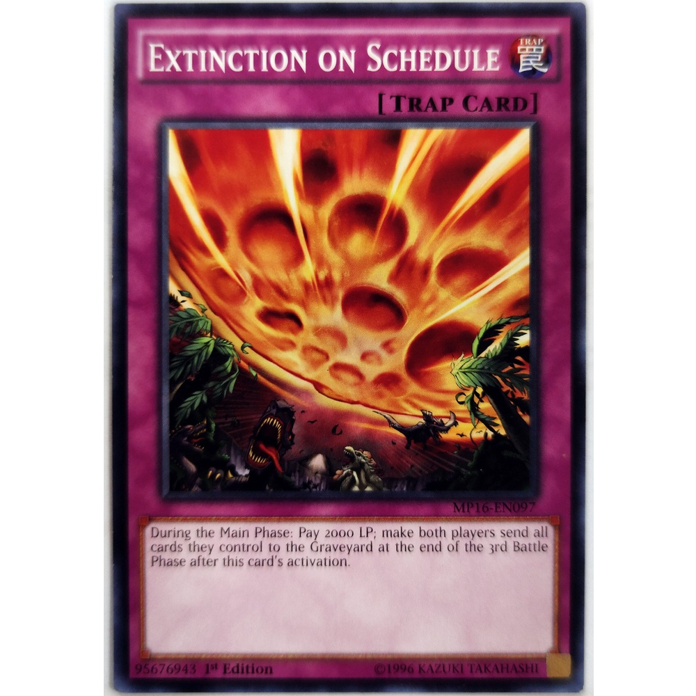 [Thẻ Yugioh] Extinction on Schedule |EN| Common