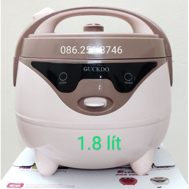 Nồi cơm điện Cuckoo 1.8 lít kèm giá hấp - Bảo hành 12 tháng