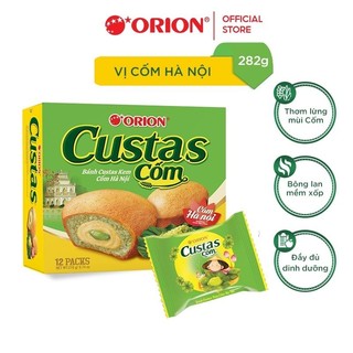 Hộp bánh orion custas vị cốm hà nội 282g