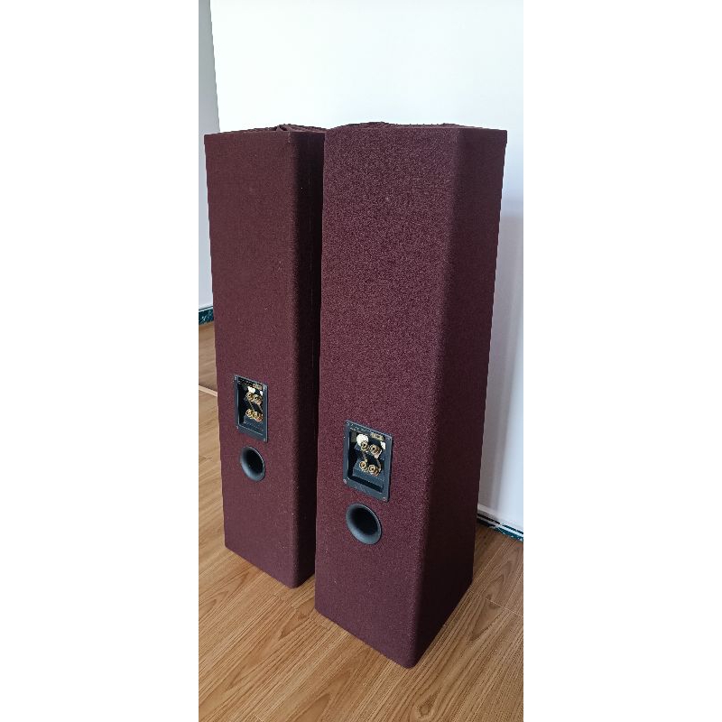 Đôi loa cột Canada bass đôi+ treble đôi 2 mặt.