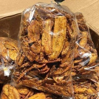 500gr CHUỐI SẤY MÈ GỪNG GIÒN - NGON
