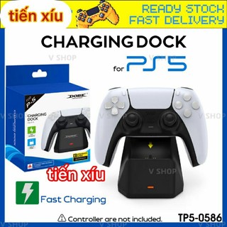 Dock sạc Ps5 đế sạc PS5 đế sạc tay cầm ps5 loại đơn 1 tay dock sạc tay ps5 charging Dock Dobe bộ sạc tay cầm Ps5 Dobe