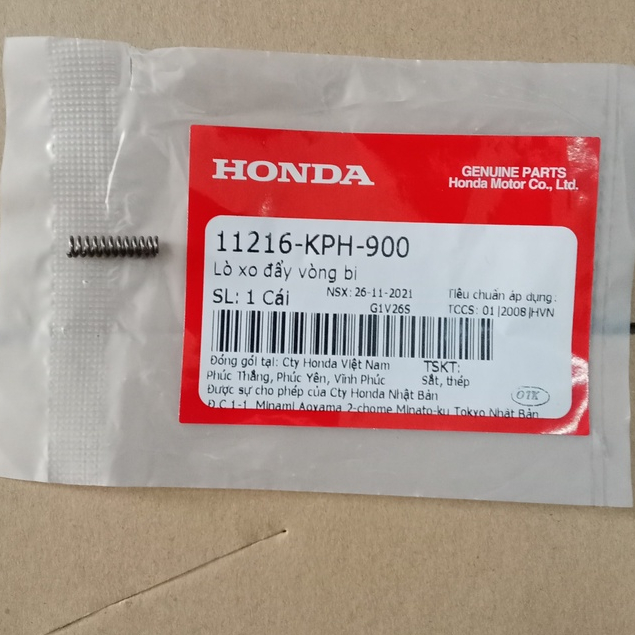 LÒ XO ĐẨY BI LỐC MÁY TRÁI FU NEO / FU X 11216KPH900